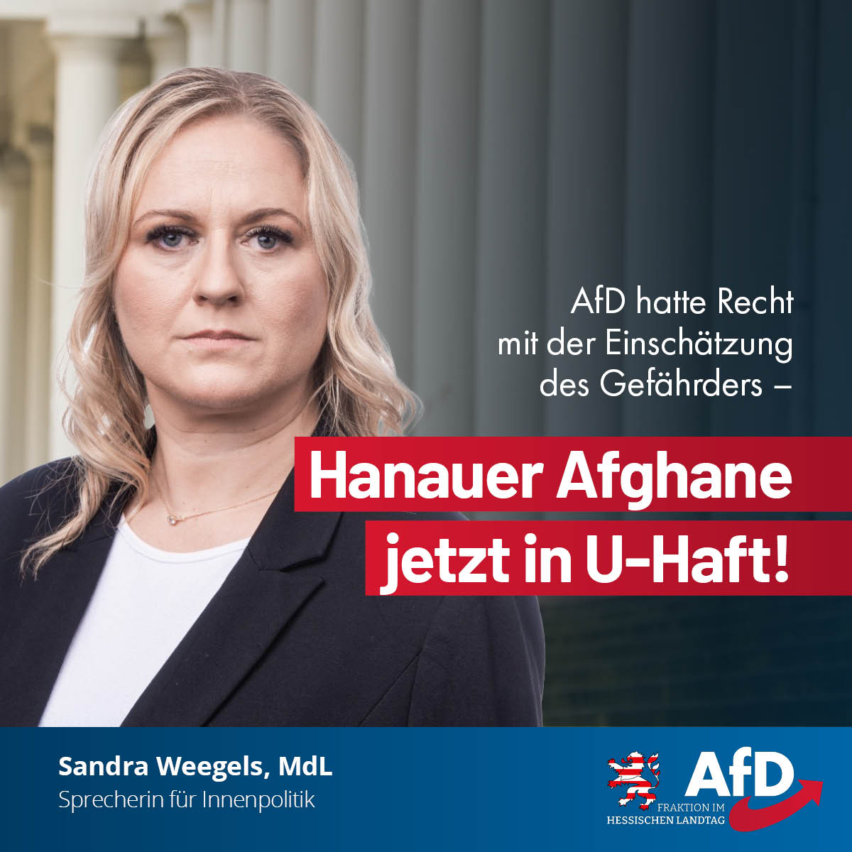 Du betrachtest gerade AfD hatte Recht mit der Einschätzung des Gefährders  – Hanauer Afghane jetzt in U-Haft!