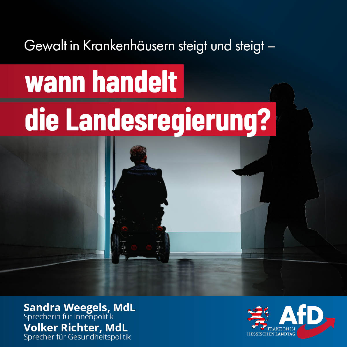 Du betrachtest gerade Gewalt in Krankenhäusern steigt und steigt – wann handelt die Landesregierung endlich?