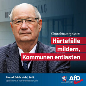 Mehr über den Artikel erfahren Grundsteuergesetz: Härtefälle mildern, Kommunen entlasten
