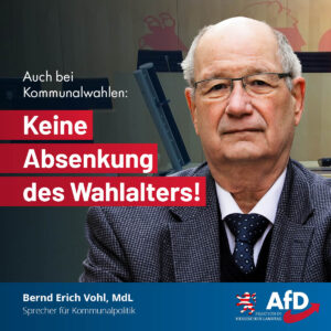 Mehr über den Artikel erfahren Auch bei Kommunalwahlen: Keine Absenkung des Wahlalters!