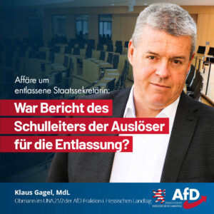 Mehr über den Artikel erfahren Affäre um entlassene Staatssekretärin: War Bericht des Schulleiters der Auslöser für die Entlassung?