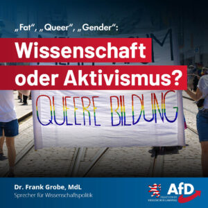 Mehr über den Artikel erfahren „Fat“, „Queer“, „Gender“: Wissenschaft oder Aktivismus?