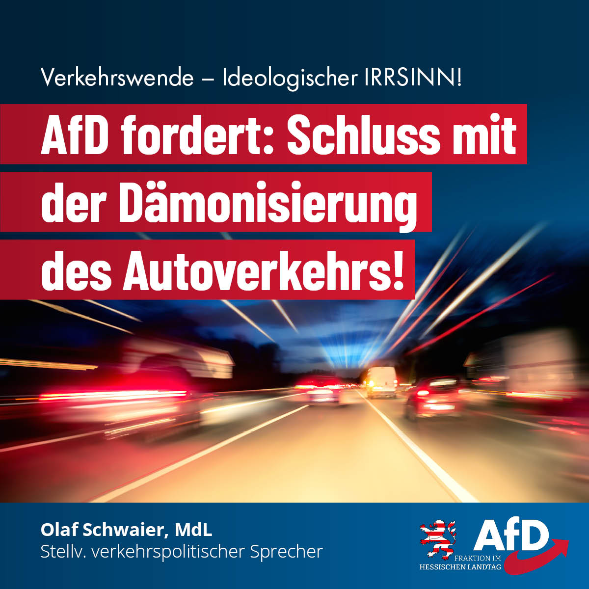 Du betrachtest gerade Straßeninfrastruktur sichern – Schluss mit der Dämonisierung des Autoverkehrs!