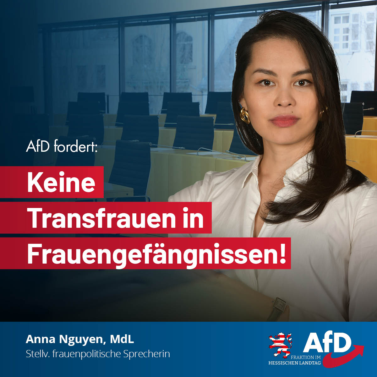 Du betrachtest gerade AfD fordert: Keine Transfrauen in Frauengefängnissen!