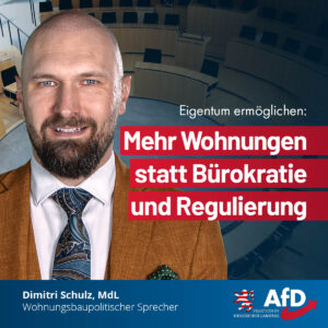 Mehr über den Artikel erfahren Eigentum ermöglichen: Mehr Wohnungen statt Bürokratie und Regulierung
