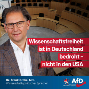 Mehr über den Artikel erfahren Wissenschaftsfreiheit ist in Deutschland bedroht – nicht in den USA