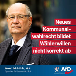 Mehr über den Artikel erfahren Neues Kommunalwahlrecht bildet Wählerwillen nicht korrekt ab