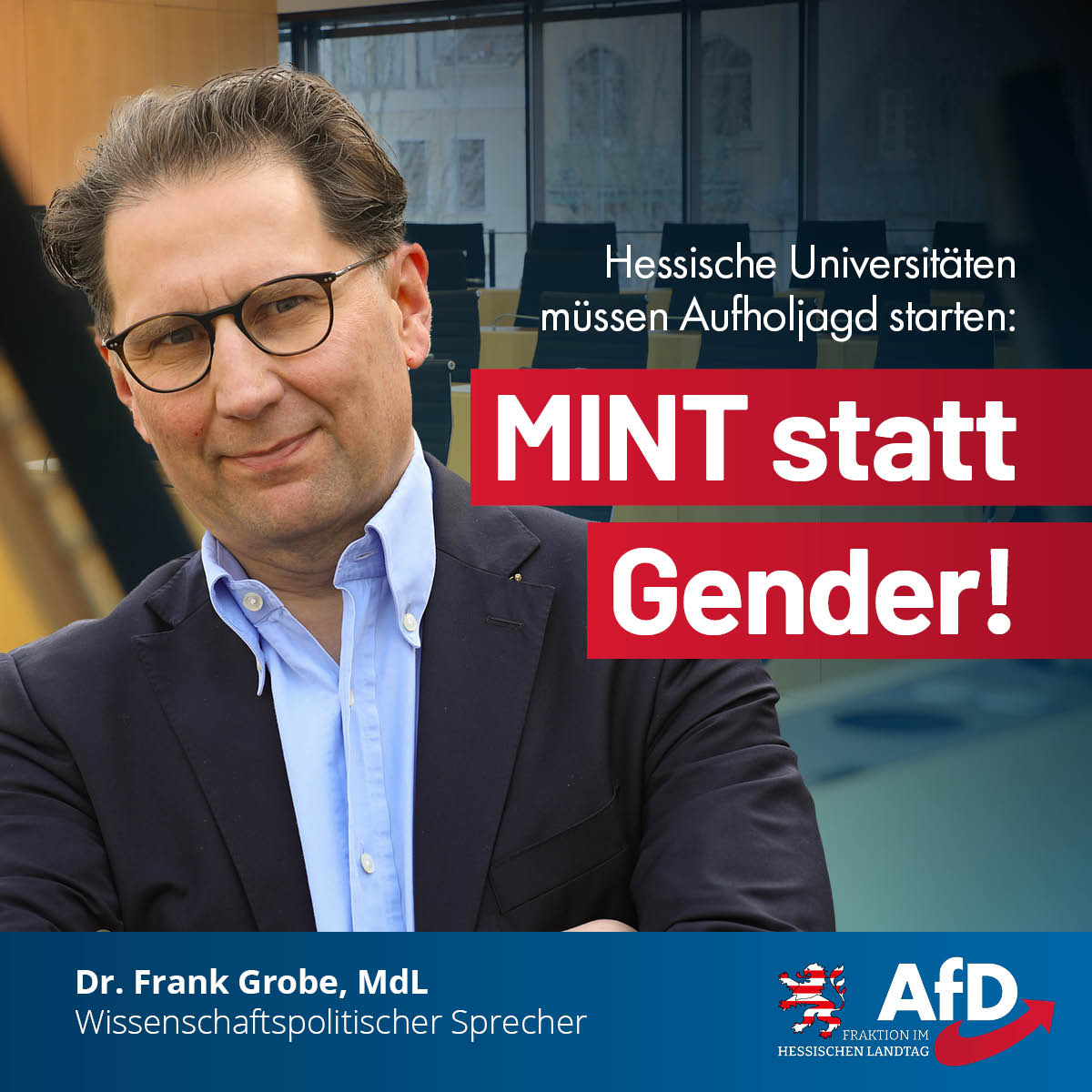 Du betrachtest gerade Hessische Universitäten müssen Aufholjagd starten: MINT statt Gender!