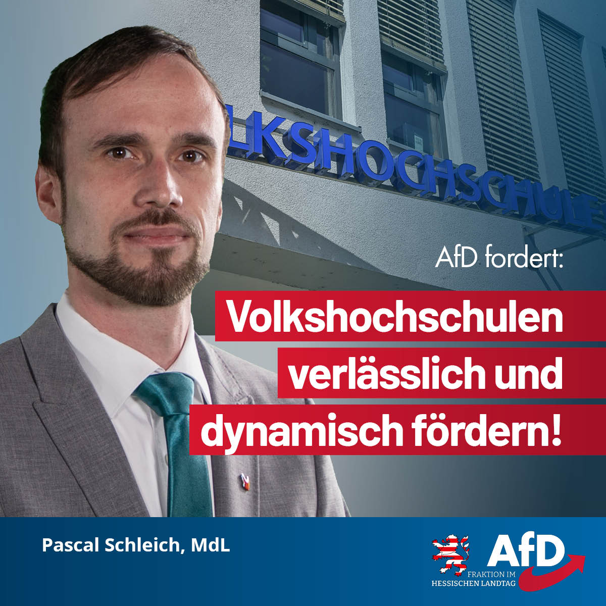 Du betrachtest gerade AfD fordert: Volkshochschulen verlässlich und dynamisch fördern!