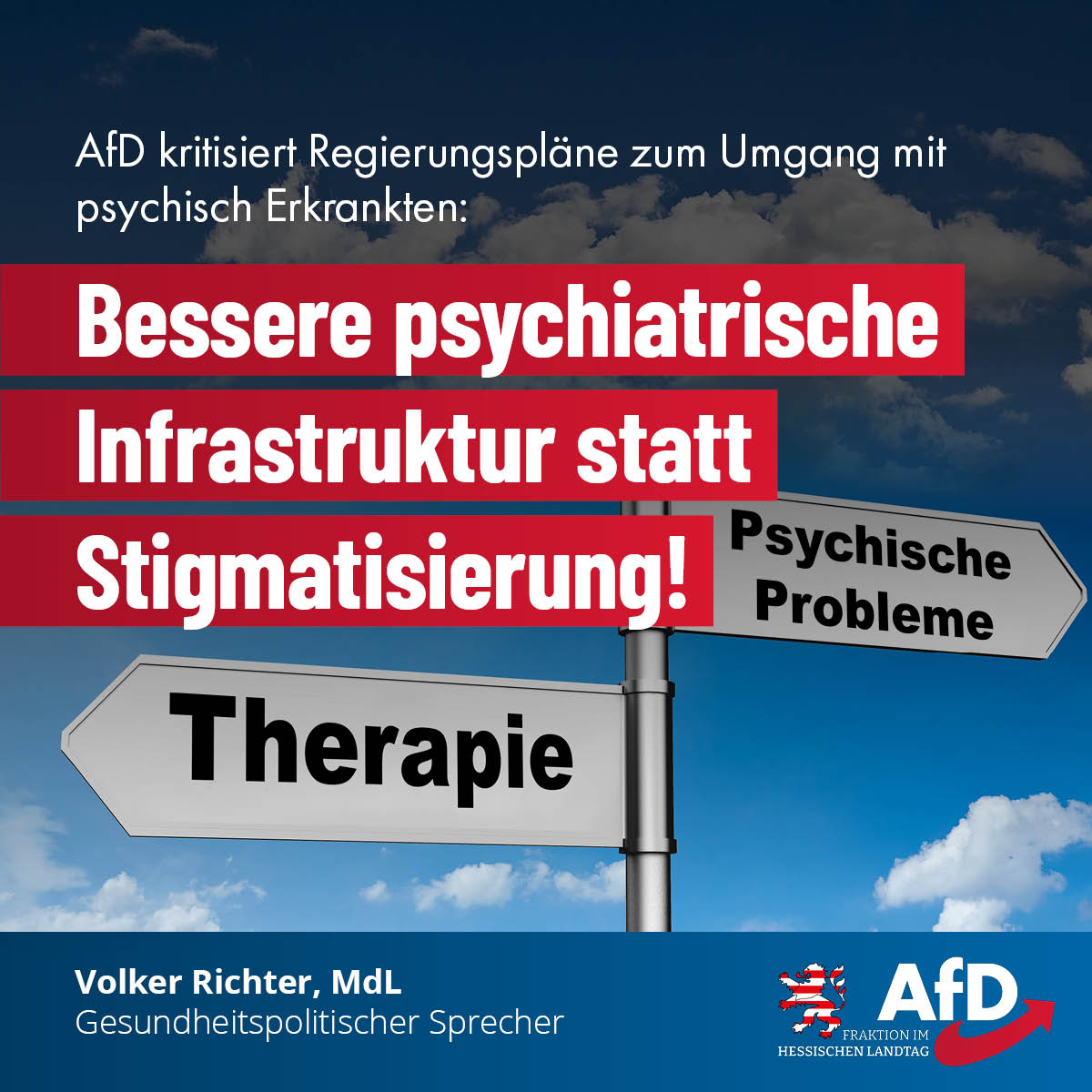 Du betrachtest gerade AfD kritisiert Regierungspläne zum Umgang mit psychisch Erkrankten: Bessere psychiatrische Infrastruktur statt Stigmatisierung!