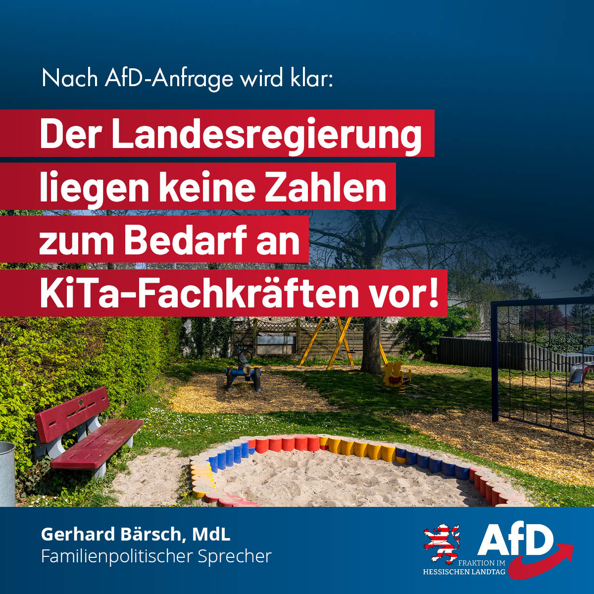 Du betrachtest gerade Der Landesregierung liegen keine Zahlen zum Bedarf an KiTa-Fachkräften vor