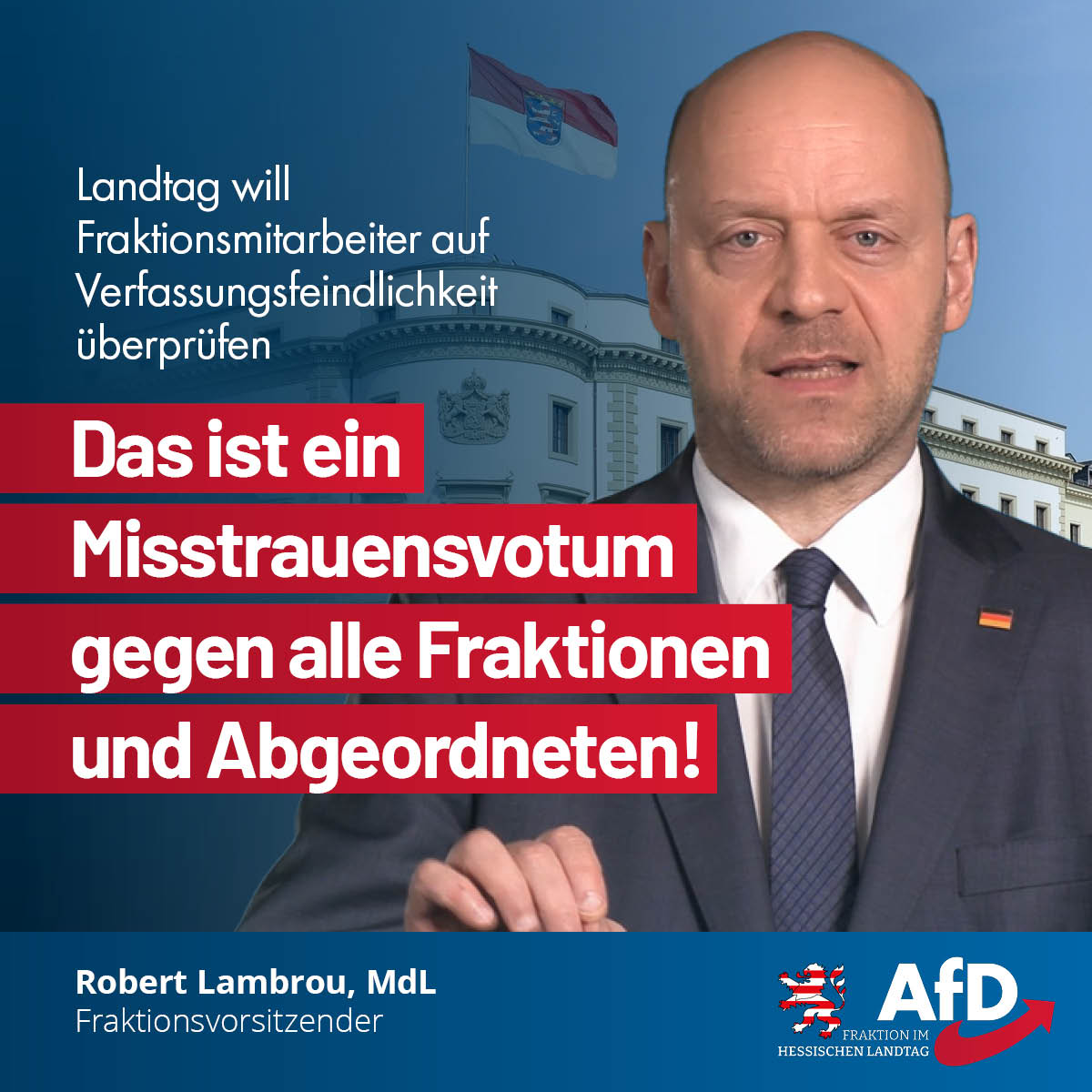 Du betrachtest gerade Zuverlässigkeitsprüfungen der Mitarbeiter sind ein Misstrauensvotum gegen alle Abgeordneten