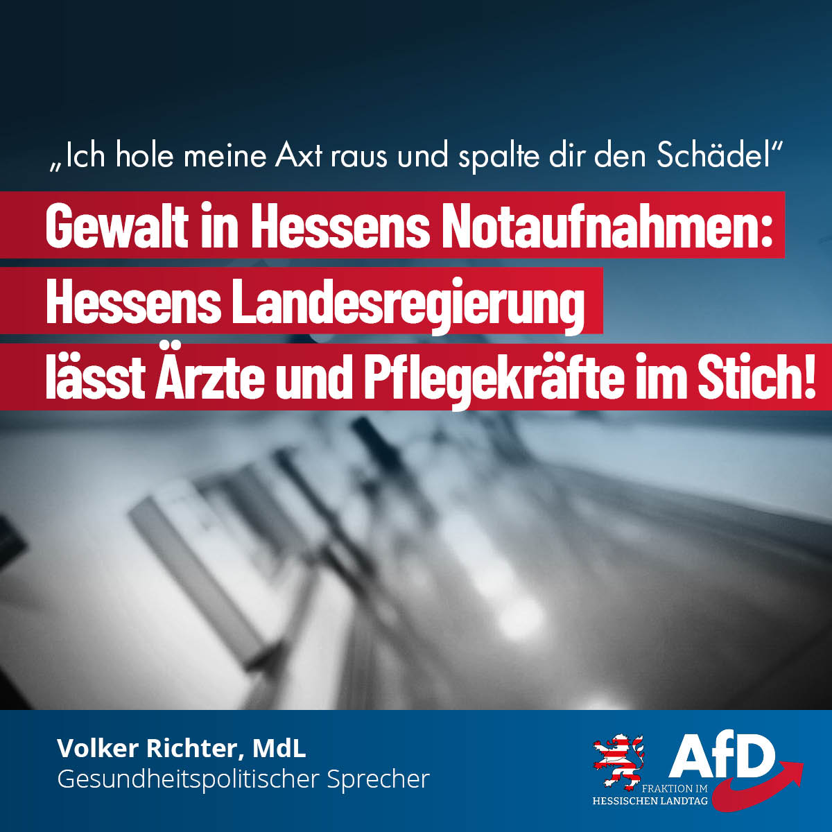 Du betrachtest gerade Gewalt in Hessens Notaufnahmen: Landesregierung lässt Ärzte und Pflegekräfte im Stich