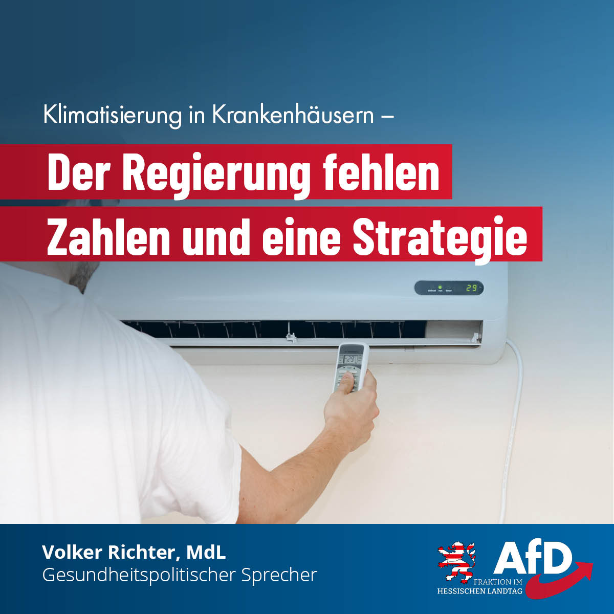 Mehr über den Artikel erfahren Klimatisierung in Krankenhäusern: Der Regierung fehlen Zahlen und eine Strategie