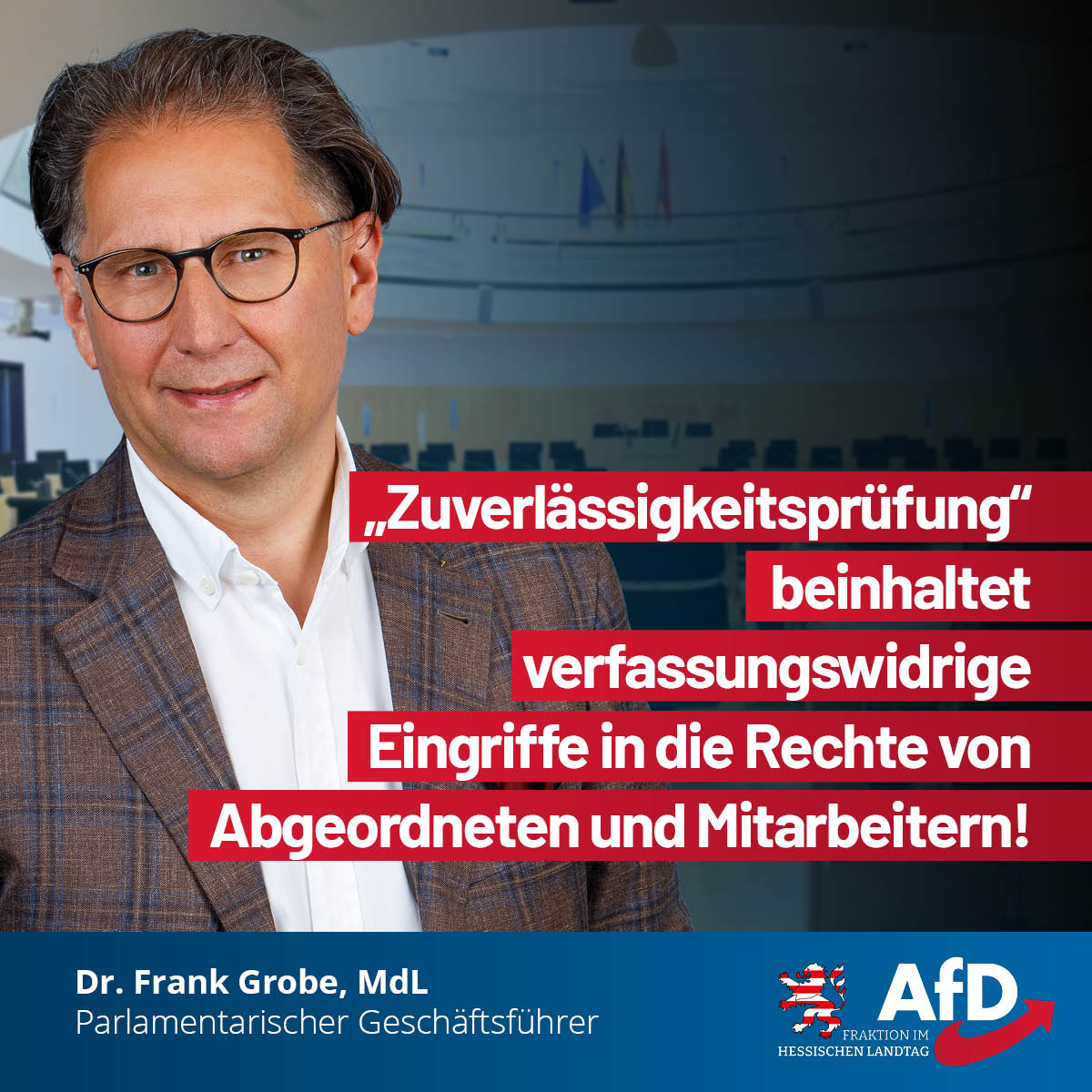 Du betrachtest gerade „Zuverlässigkeitsprüfung“ beinhaltet verfassungswidrige Eingriffe in die Rechte von Abgeordneten und Mitarbeitern