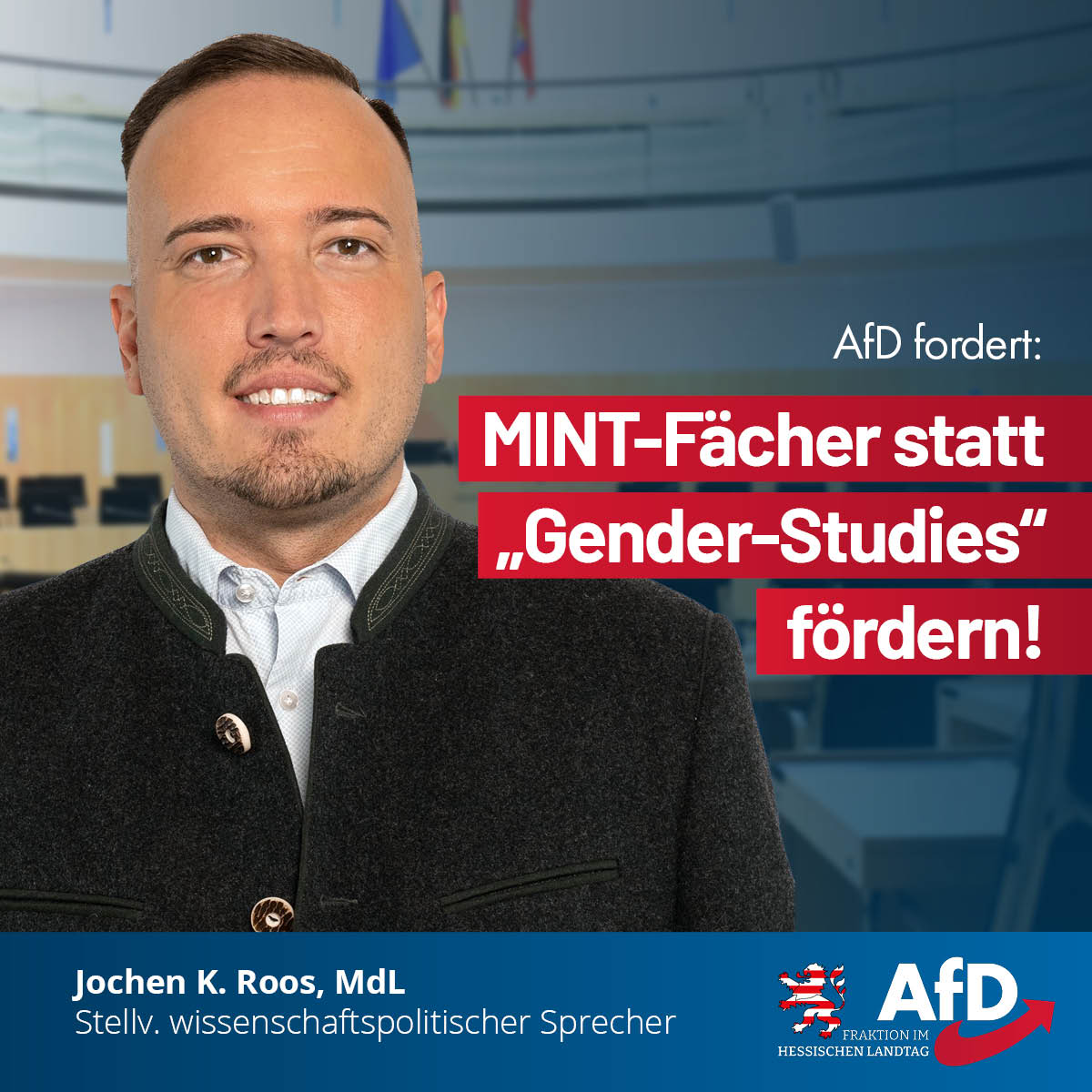Du betrachtest gerade AfD fordert: MINT-Fächer statt „Gender-Studies“ fördern!