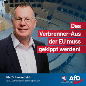 Mehr über den Artikel erfahren Das Verbrenner-Aus der EU muss gekippt werden!